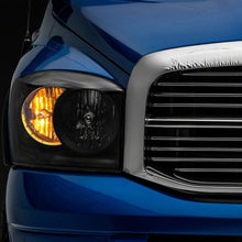 Raxiom 06-08 Dodge RAM 1500 Axial Series Euro Headlights- Black Housing- Clear Lens