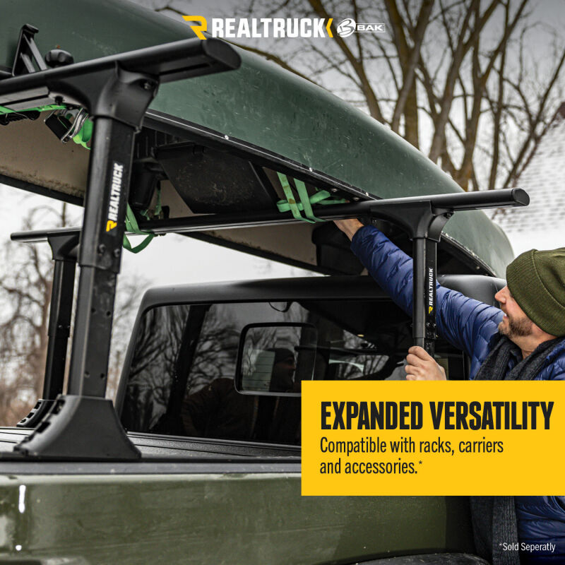 BAK Industries BAKFlip MX4 TS Hard Folding Truck Bed Cover - 2024-2025 Toyota Tacoma 6' Bed - 449447TS