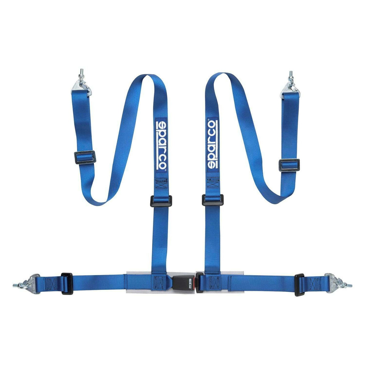Sparco Belt 2 Inch Bluee 4Pt Snap-In - 04604BM1AZ
