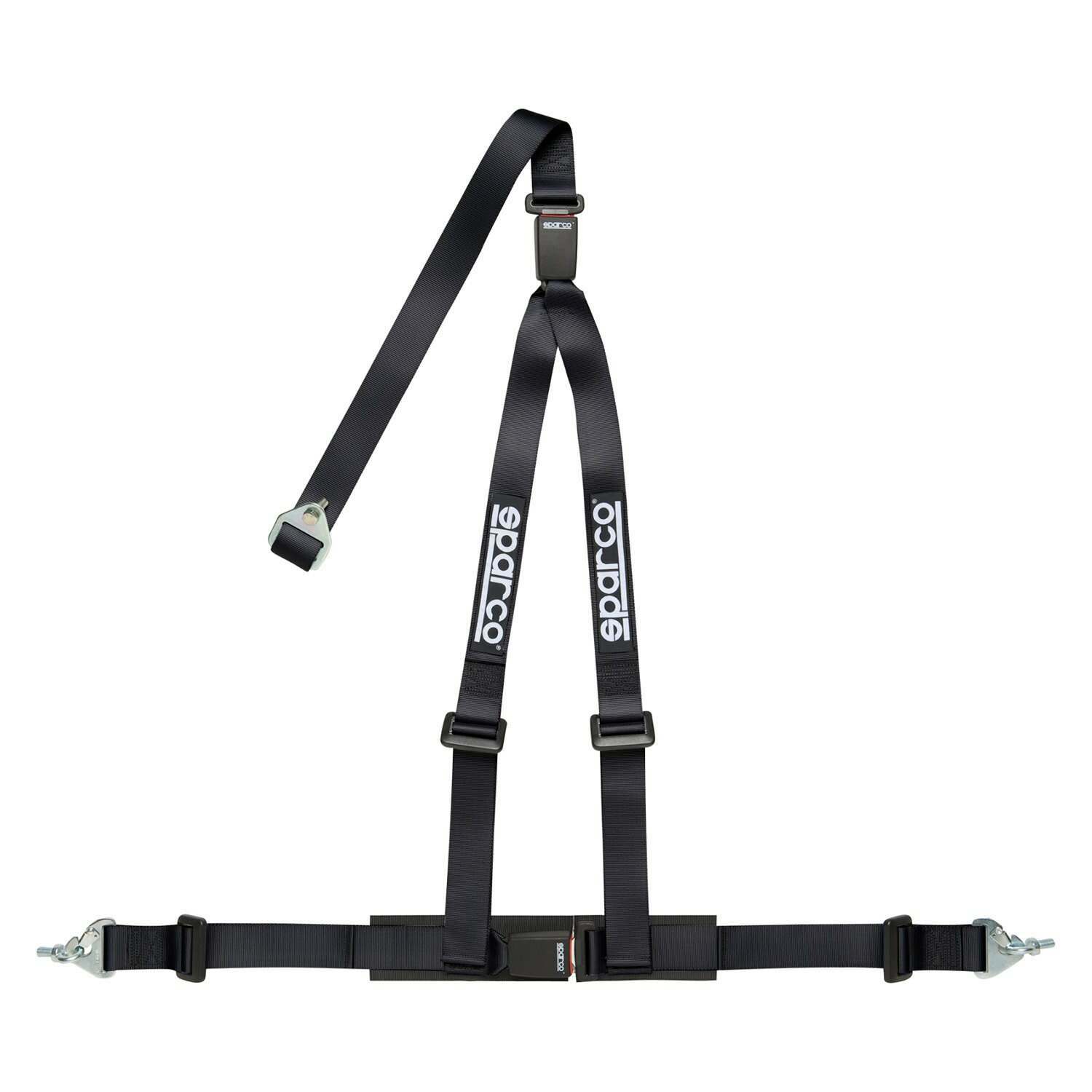 Sparco Belt 2 Inch Black 3Pt Dbl Rel - 04608DF1NR