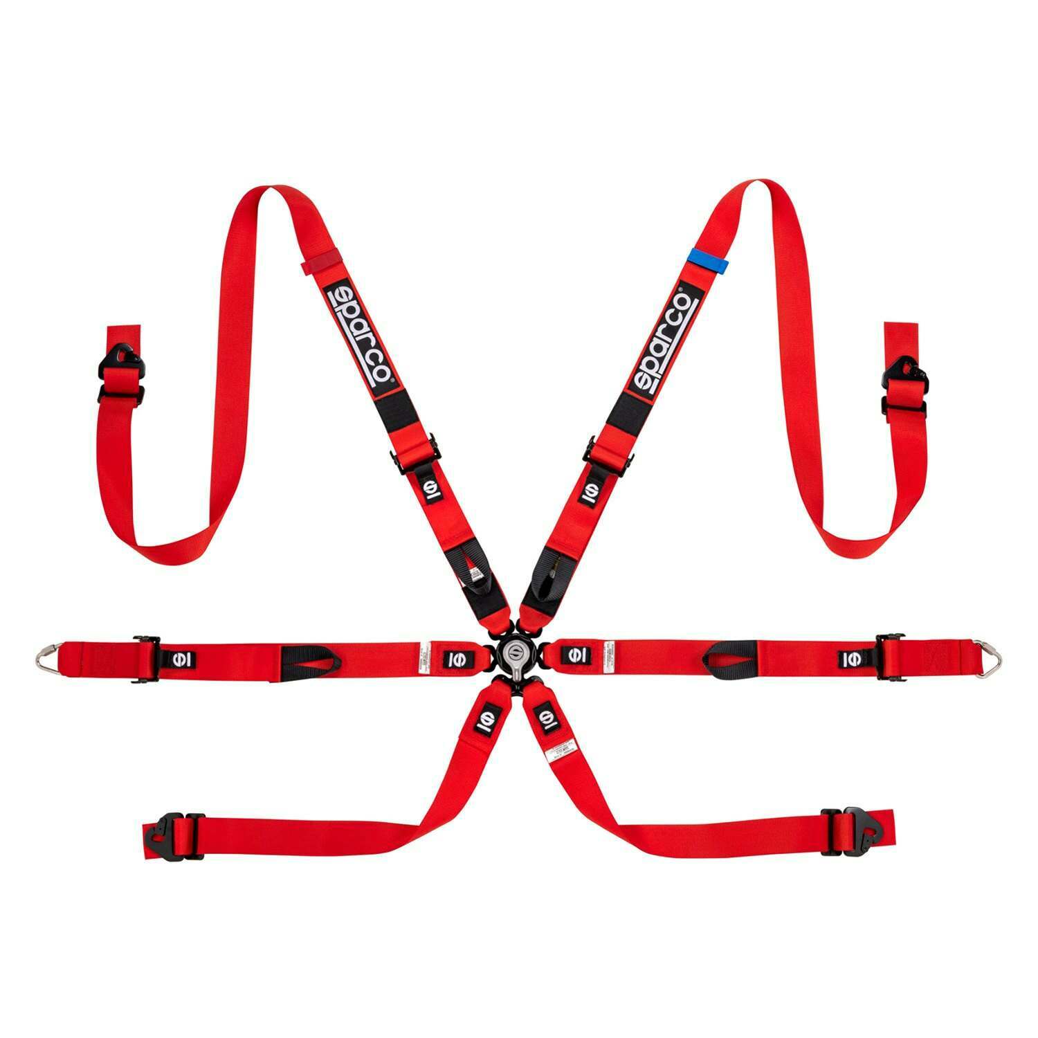 Sparco Belt Prime H7 6Pnt 2In Red - 04821HMRS