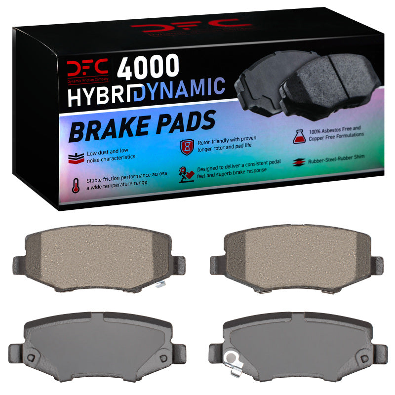 DFC 07-18 Jeep Wrangler Rear 4000 Hybridynamic Brake Pads