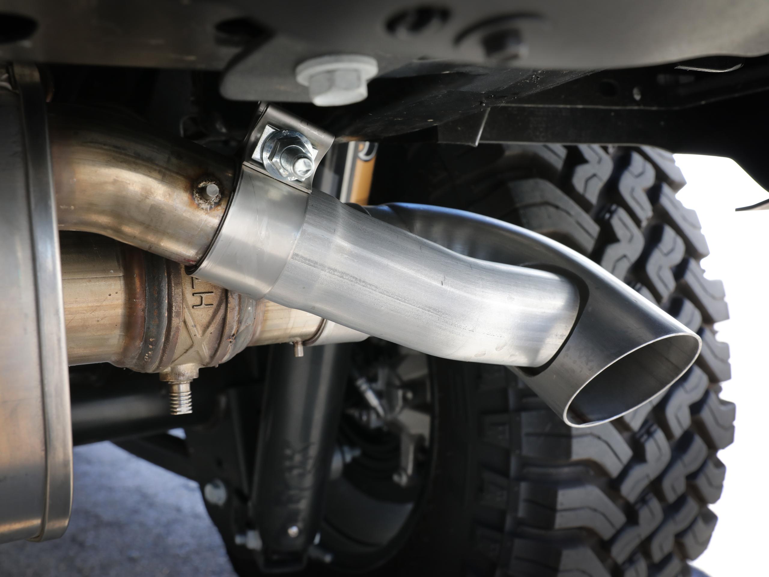 AFE MACH Force-Xp 304 Stainless Steel OE Replacement Exhaust Tips Brushed Jeep Wrangler 392 21-23 V8-6.4L (49C38102-H) - 49C38102-H