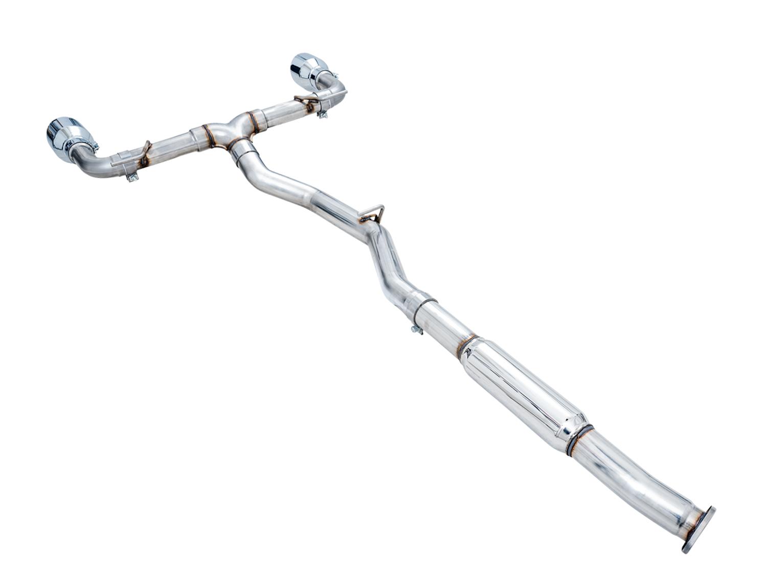 AWE Track Edition Exhaust - Chrome Silver Tips (2016-2023 Subaru BRZ / Toyota GR86 / Toyota 86) - 3020-32279