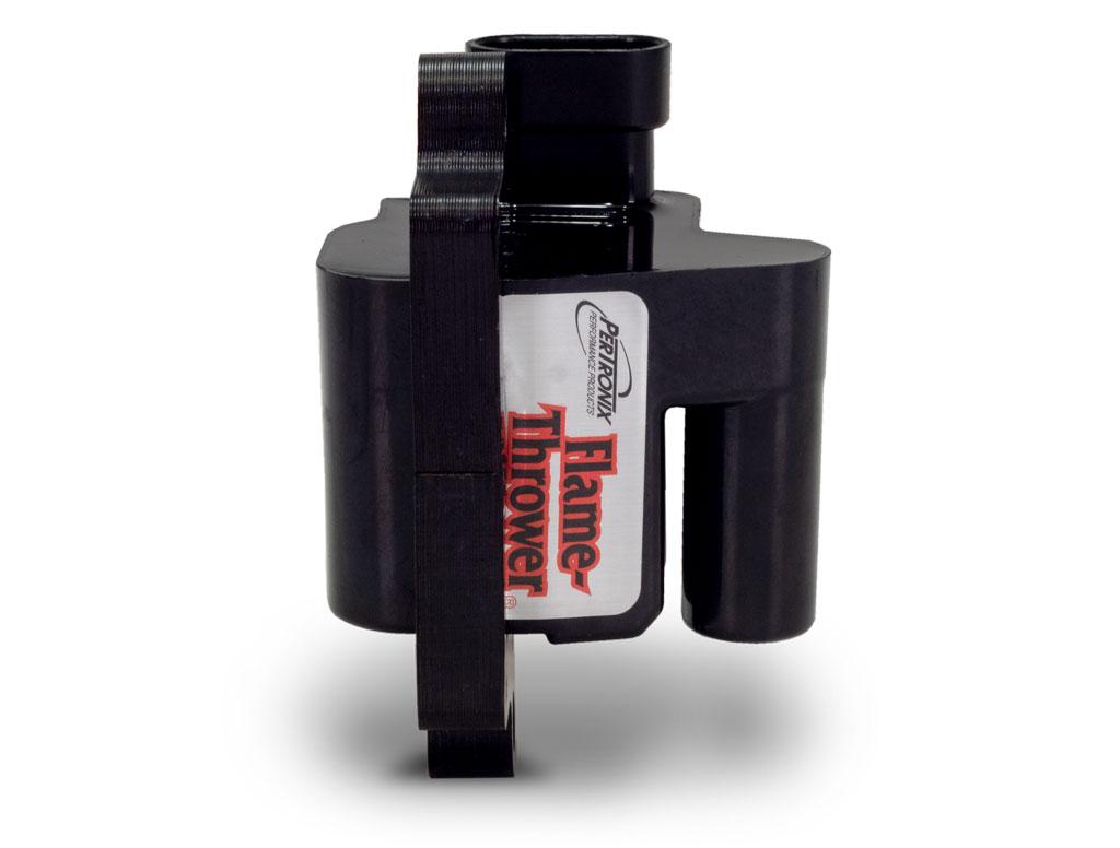 Pertronix Flame-Thrower Coil Gm Ls Truck 4.8L,5.3L,6.0L,8.1L;Square;1999-07; Single Coil; Optimized Coil Design For 15 Percent More Spark Energy; Direct OEM Replacement 12558693/19355500 - 30811