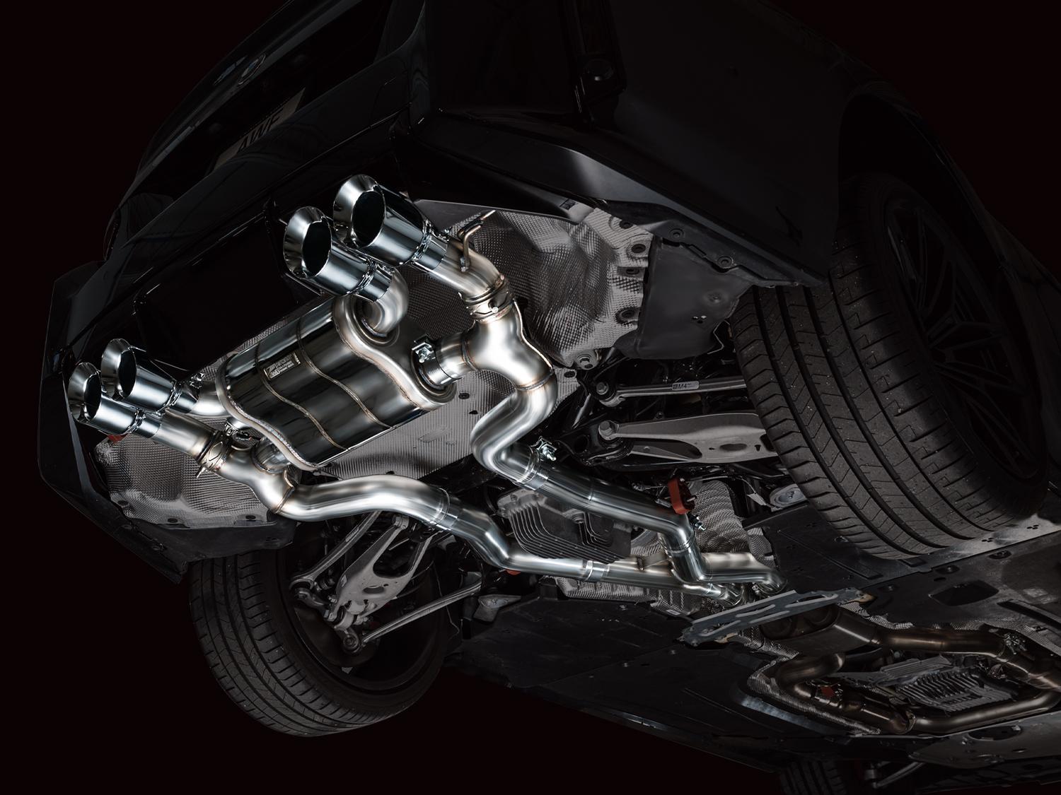 AWE SwitchPath™ Exhaust for BMW G87 M2 - Chrome Silver Tips - 3025-42487