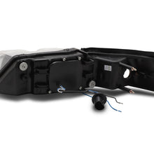 Raxiom 99-04 Ford Mustang Dual LED Halo Projector Headlights- Chrome Housing (Clear Lens) - 49114