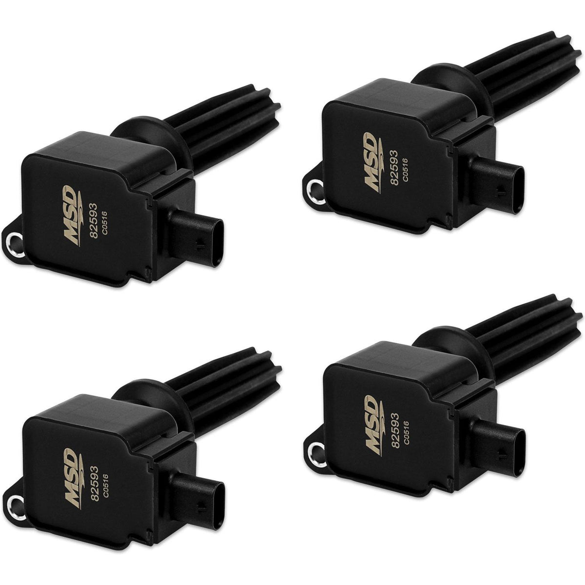 Msd 825943 Coil,Black,Ford Eco-Boost2.0L/2.3L,4-Pk