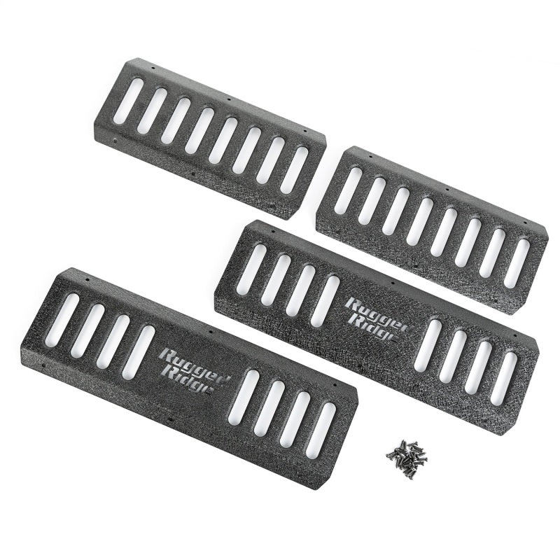 Rugged Ridge Rrc Side Armor Guard Plate Kit; 07-18 Jeep Wrangler Jku - 11504.25