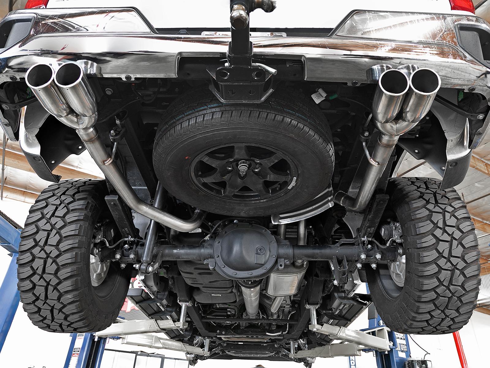 AFE Cat-Back Exhaust System (2019-2020 GM Trucks V6-4.3L/V8-5.3L) - 49-34104-P