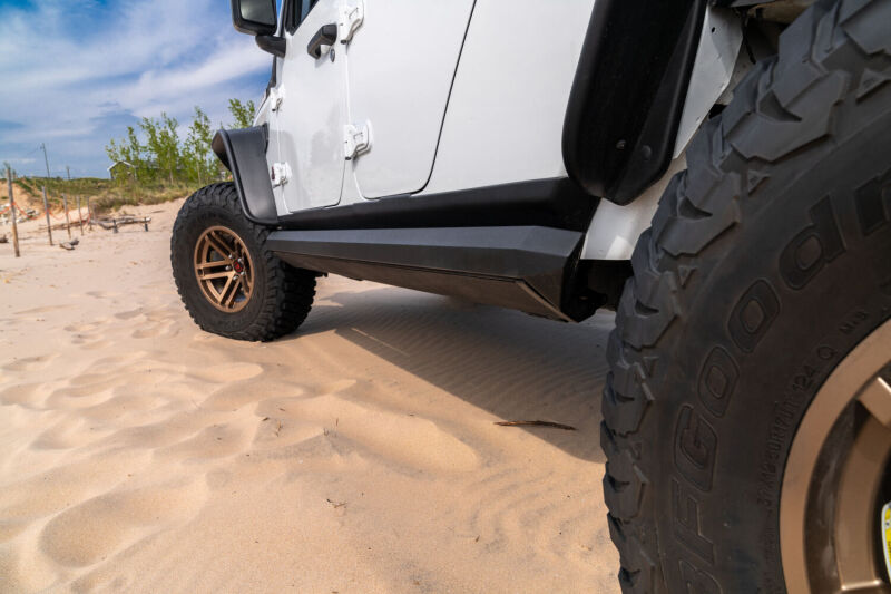 AMP Research PowerStep XL 1.5" Additional Drop - 07-18 Jeep Wrangler JKU, 4-Door (2007-2018 Wrangler, Wrangler JK) - 77122-01A