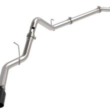 AFE Large Bore-HD 3 IN 409 Stainless Steel DPF-Back Exhaust System w/Black Tip (2023-2024 Silverado 1500 , Sierra 1500) - 49-44144-B