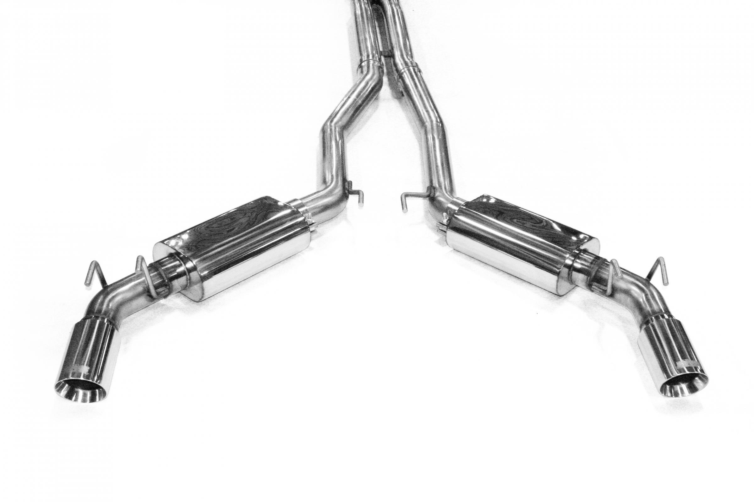 Kooks 3" Cat-Back Exhaust w/SS Tips. 2010-2015 Camaro SS. Connects to OEM. - 22504200