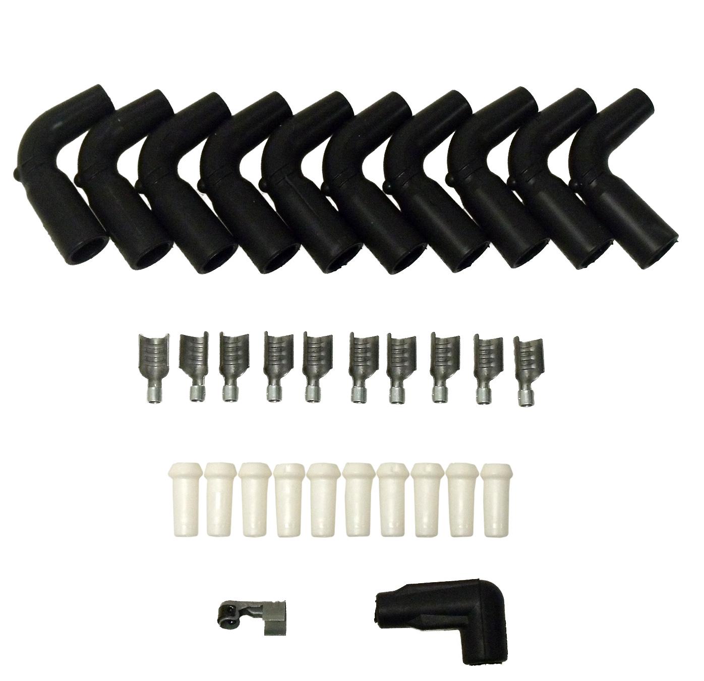 TAYLOR CABLE LS/LT/Vortec Coil/Dist Boot/Terminal kit 90 deg - 46067