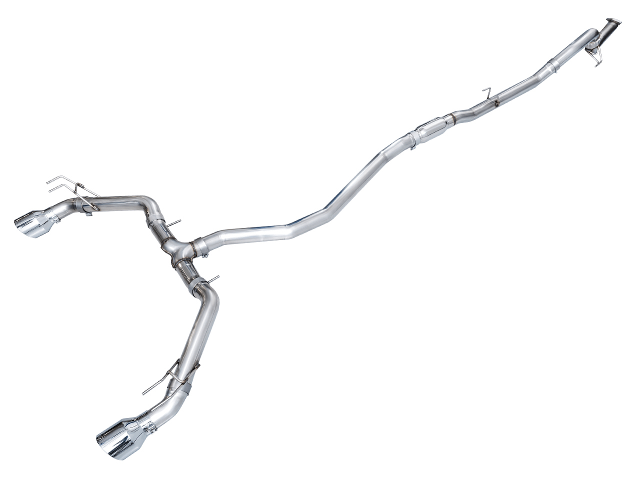 AWE Track Edition for FE1 Civic Si/DE4 Acura Integra- Chrome Tips - 3020-32331