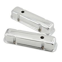 Mr. Gasket Chrome Tall-Style Valve Covers.  - 9805