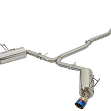 AFE Takeda Cat-Back Exhaust w/ Blue Flame Tip (2016-2021 Civic) - 49-36615-L