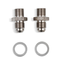 Earls Transmission Oil Cooler An To Npsm Adapter - Size: -6An Male To 1/4-18 Npsm Male W/Crush Washers - Nickel Plated Steel - 2 Pc. - Fits Most Th350/Th400/700R4/4L60 Transmission - - 940006ERL