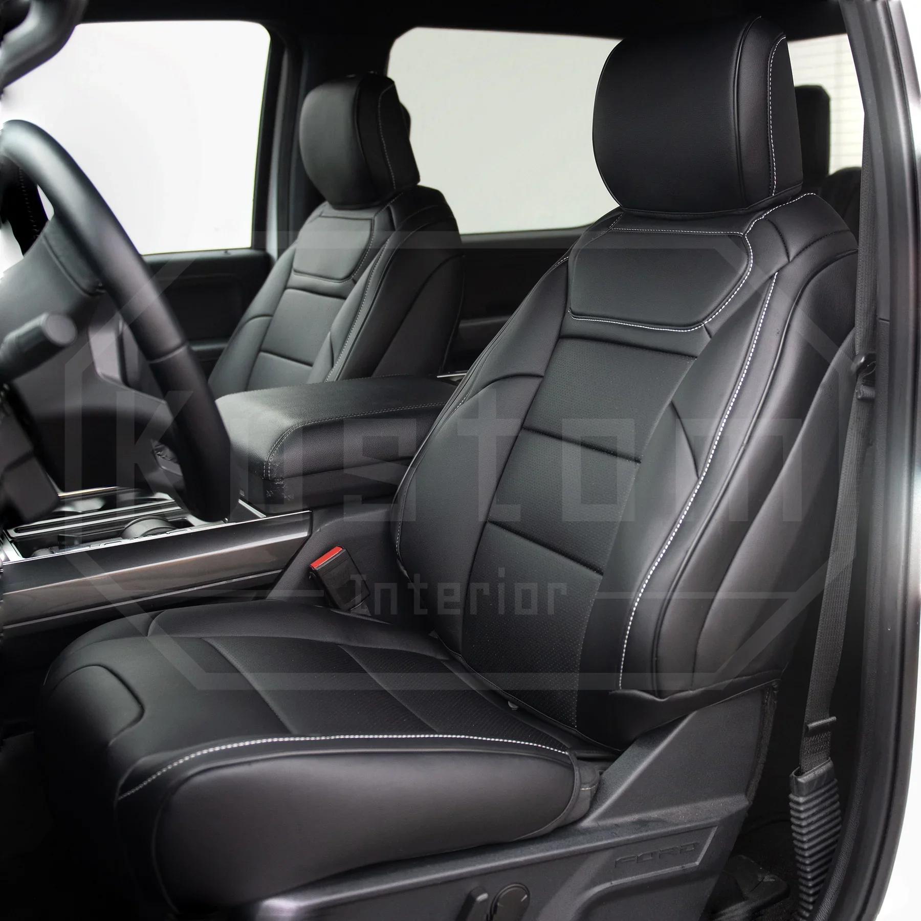 Kustom Interior Custom Premium Artificial Leather Seat Covers (2021+ F-150)