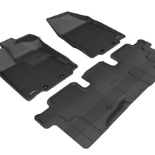 3D MAXpider 2013-2020 Infiniti QX60/JX Kagu 1st & 2nd Row Floormats - Black