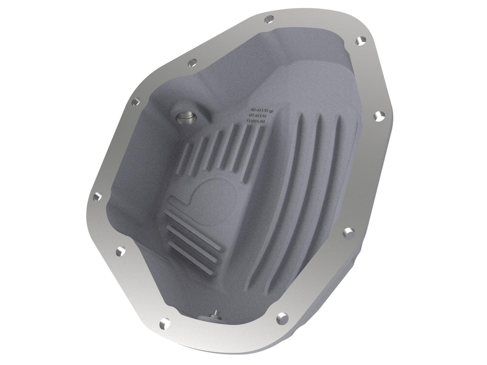 AFE Street Series Rear Differential Cover Raw w/ Machined Fins (1994-2007 Ram 3500, F-350 Super Duty, F-350 Super Duty, F-450 Super Duty, F-450 Super Duty) - 46-70030