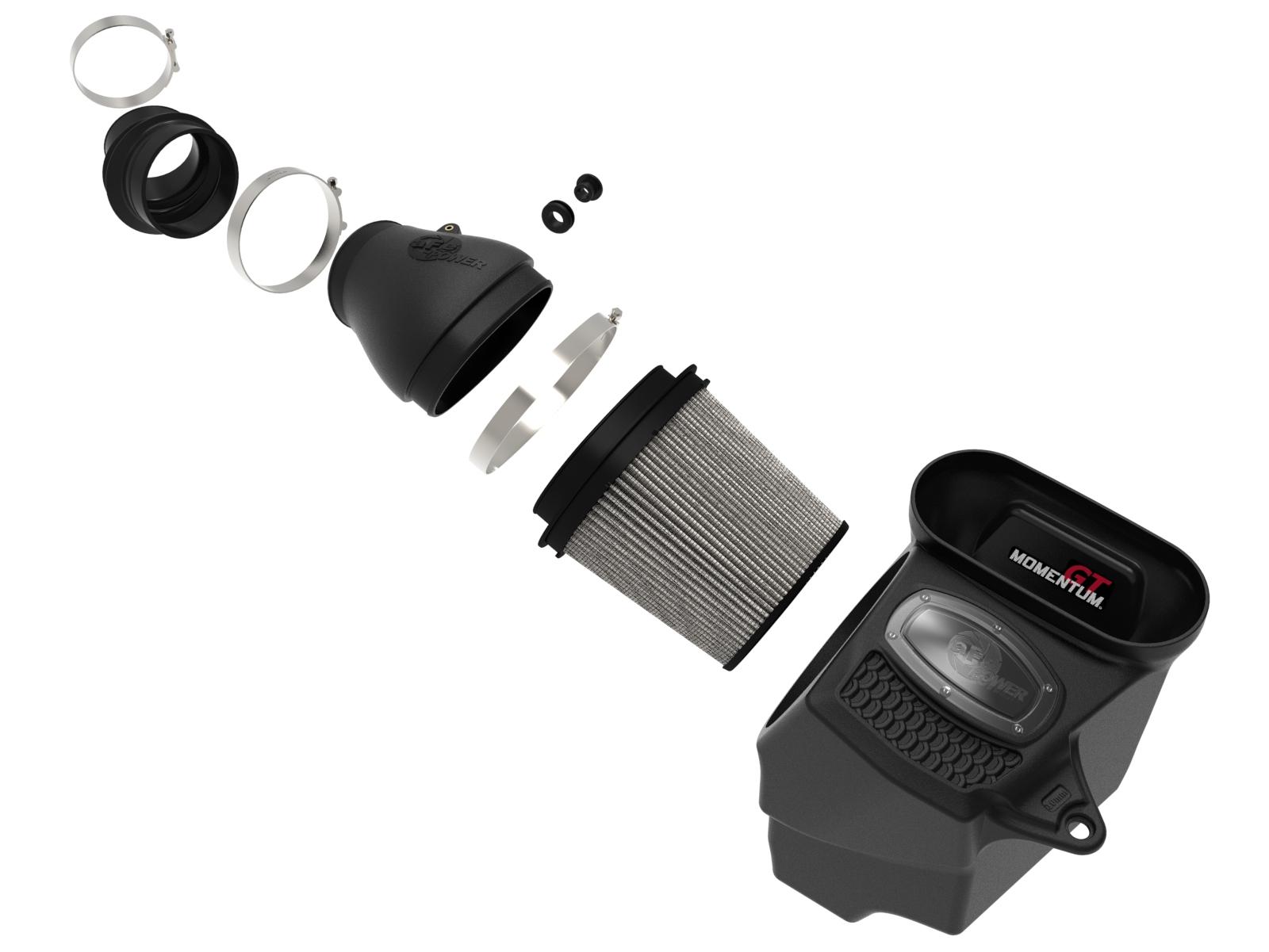 aFe Momentum GT Cold Air Intake System - Pro DRY S Filter (2021-2022 Jeep Wrangler 392 (JL) V8-6.4L) - 50-70080D