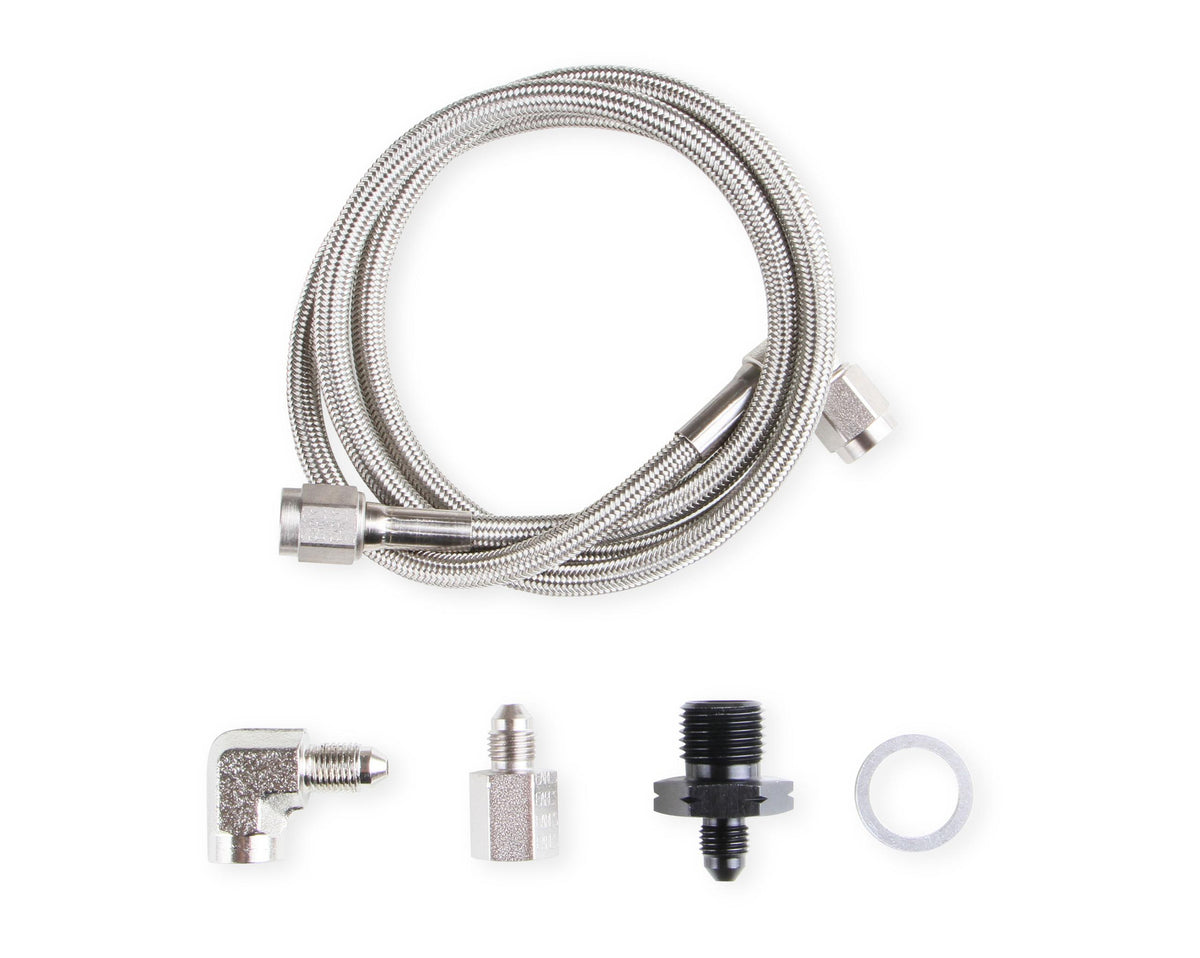 Earls LS0032ERL Gm Ls Oil Pressure Gauge Hose Kit 3Ft