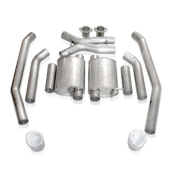 Stainless Works Catback Dual Turbo Chambered Mufflers Factory Connect (2005-2006 GTO) - 05GTOTMCB