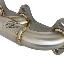 AFE Twisted Steel 304 Stainless Steel Header w/ T3 Turbo Flange (Dodge Diesel Trucks 98.5-02 L6-5.9L (td)) - 48-32020