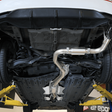 AFE Takeda 2-1/2 IN to 3 IN 304 Stainless Steel Cat-Back Exhaust w/ Black Tips (2022-2025 Civic Sport) - 49-36631-B