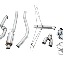 AWE Tuning 2016+ Honda Civic Si Track Edition Exhaust w/Front Pipe & Dual Chrome Silver Tips - 3020-32052