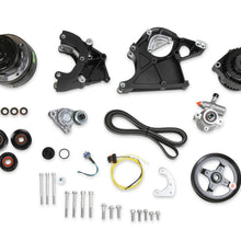 Holley LS/LT Complete Accessory Drive Kit- Black Finish.  - 20-136BK