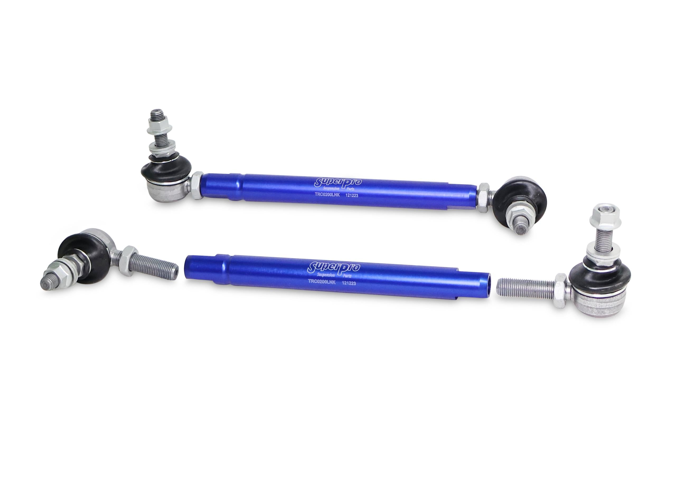 SuperPro HD Adjustable End Link Set (10mm Studs  254mm to 305mm) - TRC10200