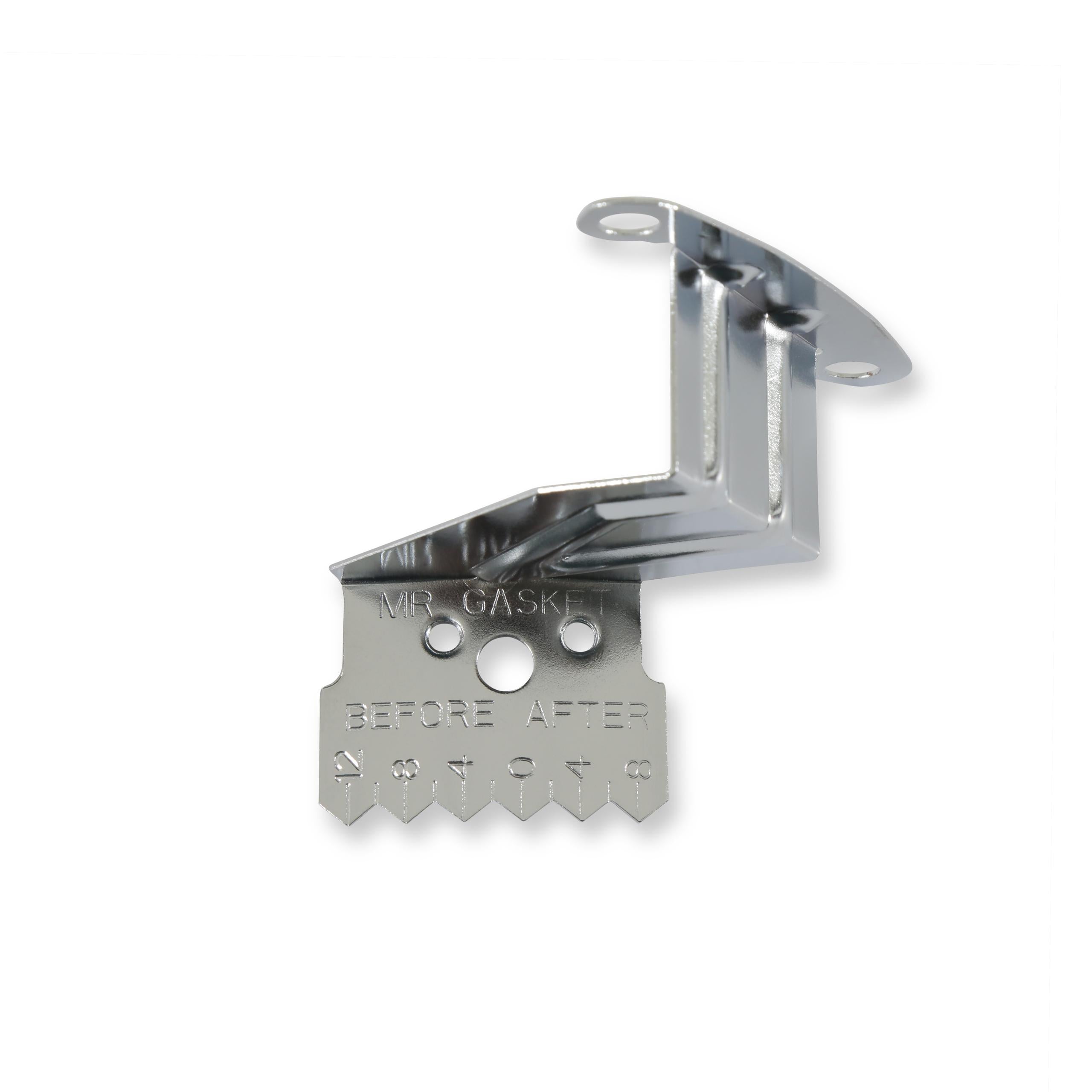 Mr. Gasket Chrome Timing Tab.  - 4592