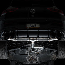 AWE Track Edition Exhaust for Volkswagen MK8 Golf R - Diamond Black Tips - 3020-43658