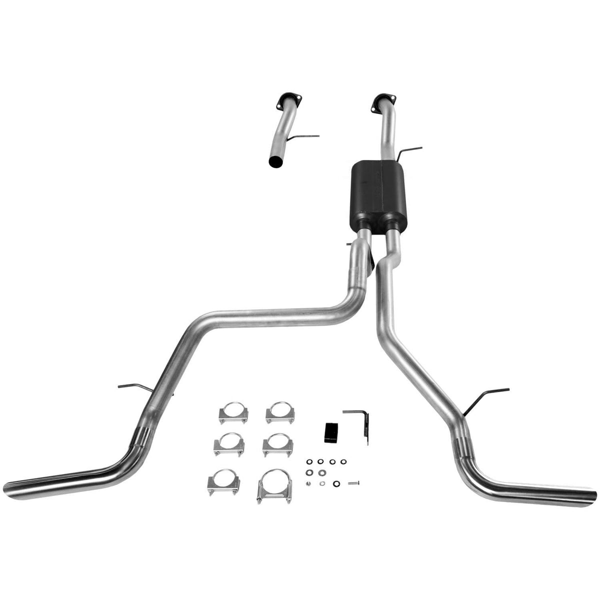 Flowmaster Cat-back System - Dual Side Exit - American Thunder - Moderate Sound