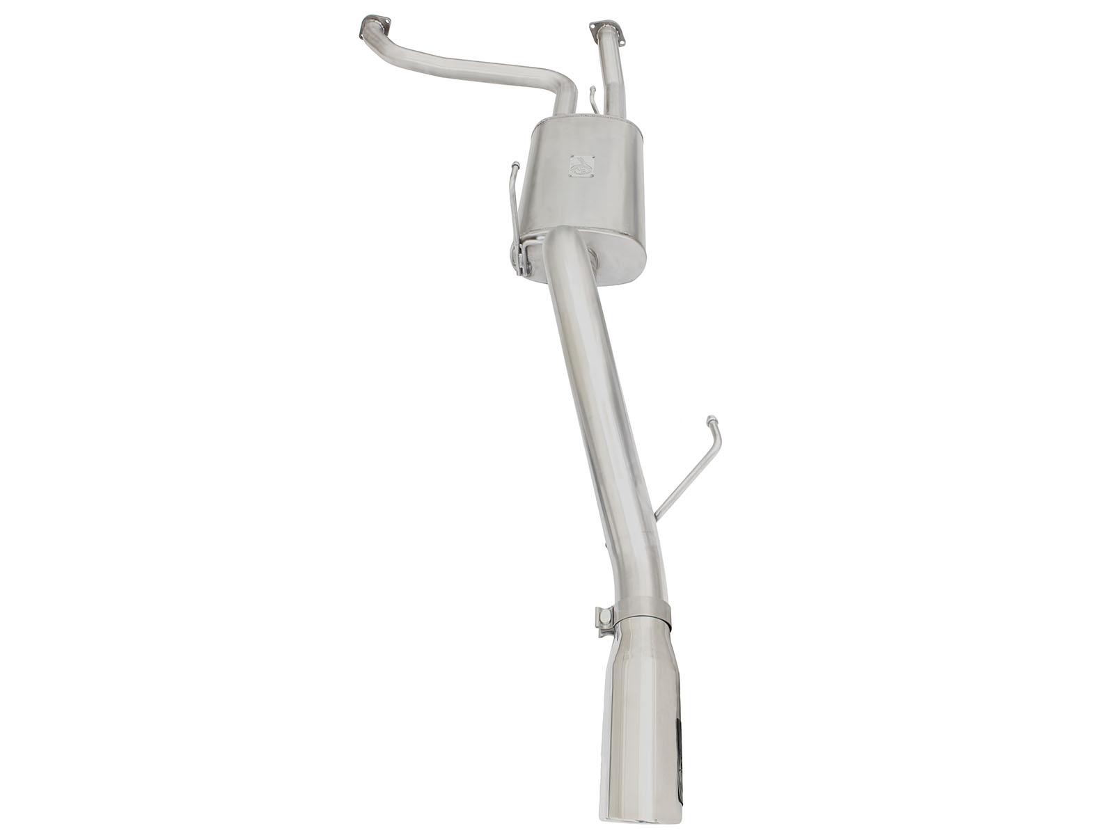 AFE MACH Force-Xp 3 IN 409 Stainless Steel Cat-Back Exhaust System w/Polished Tip (2005-2015 Xterra) - 49-46110-P