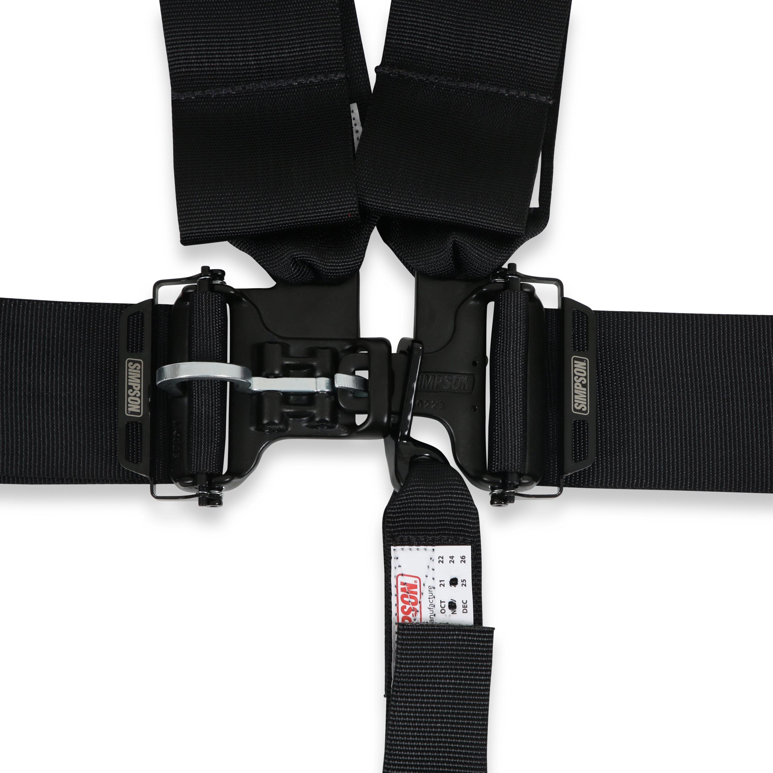Simpson Racing Latch & Link Off-Road Harness 3" D3 Double Pull down with pads - D3LD5WBP