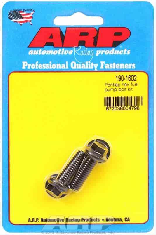 ARP Pontiac hex fuel pump bolt kit - 190-1602