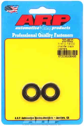 ARP 7/16 ID 7/8 OD chamfer black washer - 200-8512