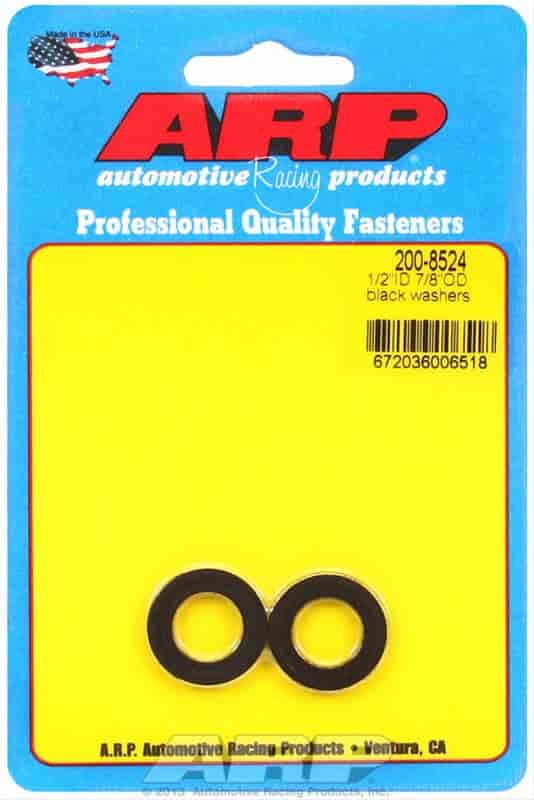 ARP 1/2 ID 7/8 OD black washers - 200-8524