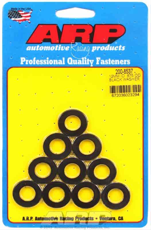ARP M12 ID .875 OD black washers - 200-8537