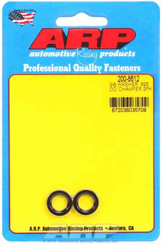 ARP 3/8 ID .625 OD chamfer black washers - 200-8612