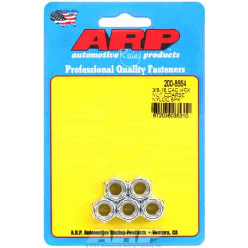 ARP 3/8-16 cad coarse nyloc hex nut kit - 200-8664