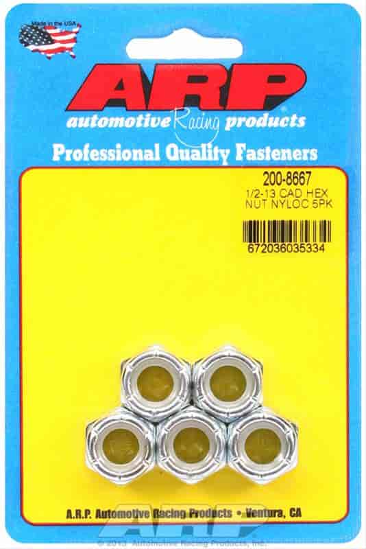 ARP 1/2-13 cad coarse nyloc hex nut kit - 200-8667
