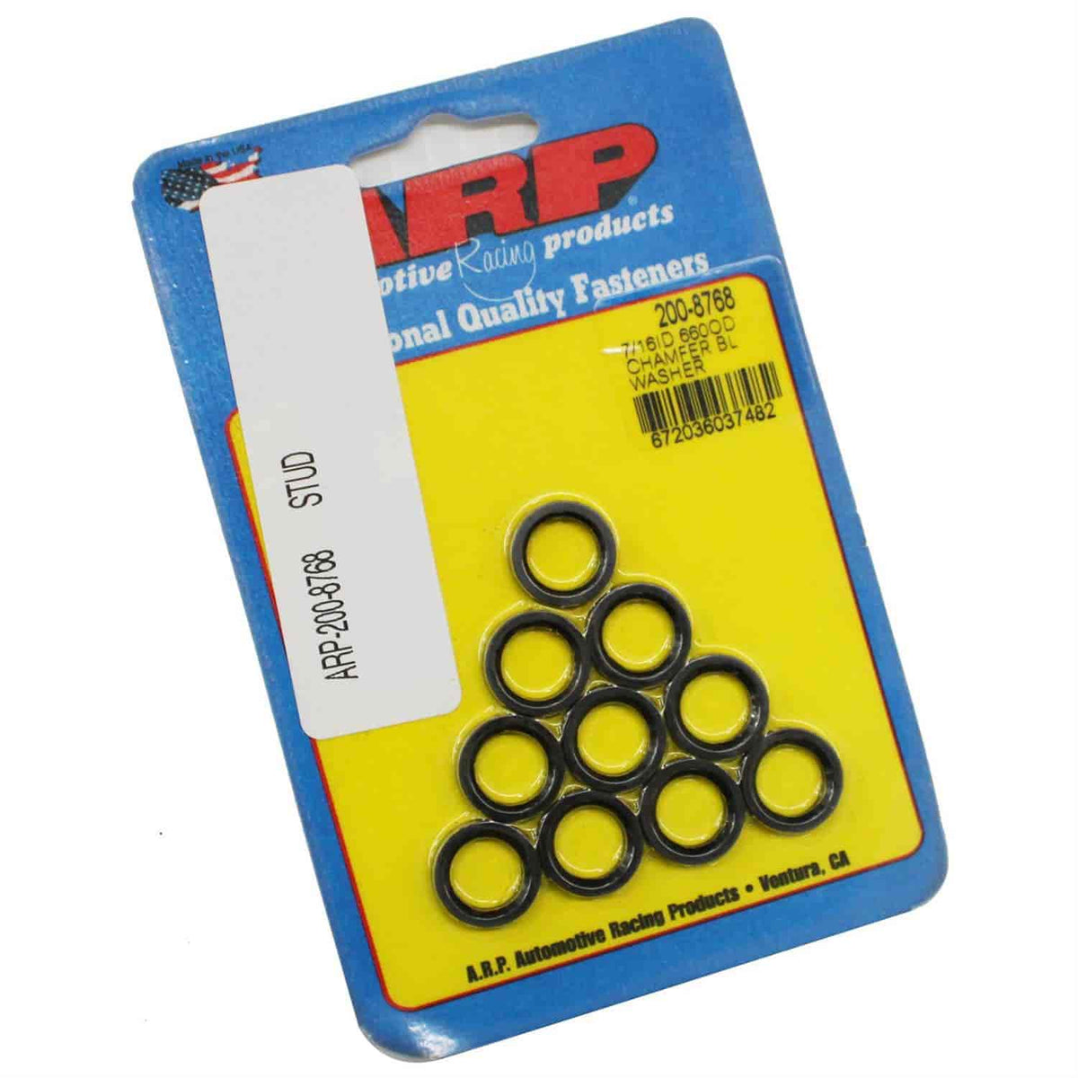ARP 7/16 ID .660 OD chamfer black washers - 200-8768