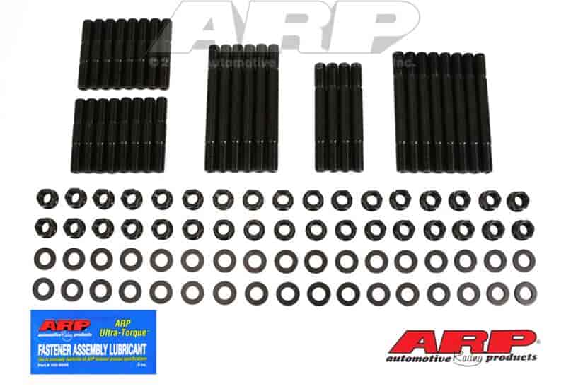 ARP SB Chevy, w/-12 Brodix hd w/alum block, hex head stud kit - 234-4123