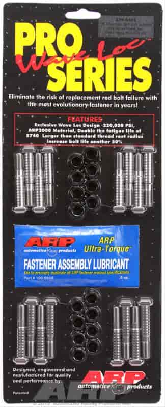 ARP SB Chevy 283-327 & Inline 6 wave-loc rod bolt kit - 234-6401