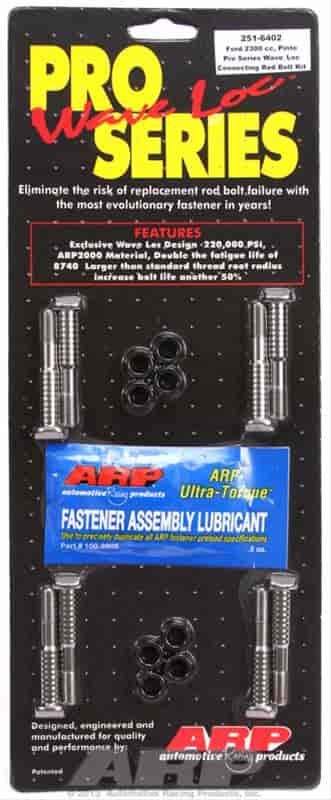 ARP Ford Pinto 2300cc wave-loc rod bolt kit - 251-6402