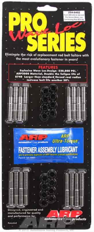 ARP SB Ford 289-302 standard wave-loc rod bolt kit - 254-6402